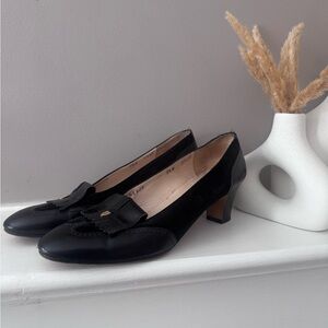 Salvatore Ferragamo Black Women's Loafers